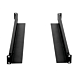 Jeu de profils en L extensibles pour baies de 800-1000 mm de profondeur