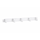 Conduit de câble blanc en métal 1U 19 pouces avec 5 crochets