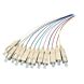 OS2 fibre optique Pigtail Coloré Set SC / PC - 12 pièces