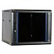Baie murale 9U avec porte en verre 600x600x500mm (LxPxH)
