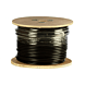 Rouleau câble DANICOM rigide extérieur noir CAT6 FTP PE (FCA) - 50m