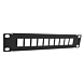 Panneau de brassage 10 pouces UTP pour KeyStones - 10 ports