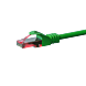 Câble CAT6 UTP 100% cuivre vert - 0.50m