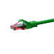 Câble CAT6 UTP 100% cuivre vert - 1m