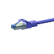 Câble CAT6A S/FTP (PIMF) 100% cuivre violet - 0.50m