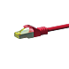 Câble CAT7 SFTP / PIMF Rouge - 0.25m