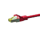 Câble CAT7 SFTP / PIMF Rouge - 0.50m