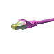 Câble CAT7 SFTP / PIMF Rose - 0.25m