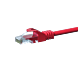 Câble CAT5e UTP CCA rouge - 0.50m