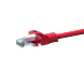 Câble CAT5e UTP CCA rouge - 7.50m