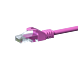 Câble CAT5e UTP CCA rose - 1m