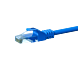 Câble CAT6 UTP CCA bleu - 0.25m