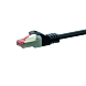Câble CAT6 SSTP / PIMF Noir - 0.50m