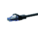 Câble CAT6A UTP 100% cuivre noir - 15m