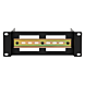Rail DIN 2U pour racks 10 pouces - réglable en profondeur