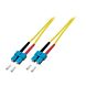 Câble optique de fibre optique duplex OS2 SC-SC 20M