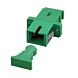 Coupleur Singlemode SC-SC Simplex Vert