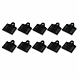 Support d'épissure thermorétractable noir - 10 pièces