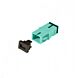 Coupleur multimode SC-SC Simplex Turquoise
