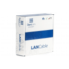 Rouleau câble rigide gris CAT5E U / UTP CCA - 100m 