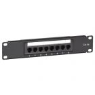 Panneau de brassage de 10 pouces CAT5E UTP - 8 Ports