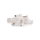 Connecteur Cat5e RJ45 - Non blindé - pour fond flexible et stifern - 10 pièces