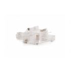 Connecteur RJ45 CAT6A + Pièce auxiliaire - pour câble rigide - non blindé - 10 pièces