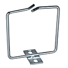 Porte-câble métallique 80 x 80 mm
