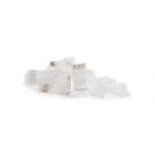 Connecteur RJ45 CAT6 + Pièce auxiliaire - pour câble flexible - non blindé - 10 pièces