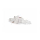 Connecteur RJ45 CAT6A + Pièce auxiliaire - pour câble flexible - non blindé - 10 pièces