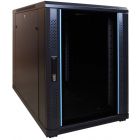 Mini baie de serveur 15U avec porte en verre 600x1000x860mm (LXPXH)