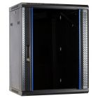 Baie murale 15U avec porte en verre 600x450x770mm