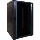 Baie de serveur 18U avec porte en verre 600x600x1000mm (LXPXH)