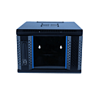 Baie de serveur 10 pouces 9U avec porte en verre 370x450x486mm (LxPxH)