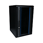 Baie serveur 10 pouces 12U avec porte en verre 370x450x635mm(LxPxH)