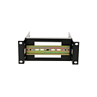 Rail DIN 2U pour racks 10 pouces - réglable en profondeur