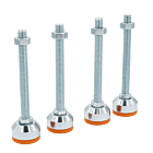 Jeu de pieds réglables extra hauts pour toutes les baies serveurs