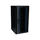 Baie serveur 10 pouces 15U avec porte en verre 370x450x770mm (LxPxH)