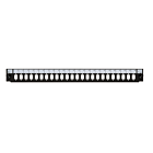 19" Façade interchangeable LC/SC/E2000 24 ports