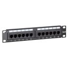 Panneau de brassage de 10 pouces CAT6 UTP - 12 ports