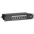 Panneau de brassage de 10 pouces FTP CAT6 - 8 ports