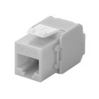 Cat6a UTP Keystone Connector - Toolless - Gris