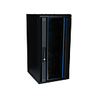Baie serveur 10 pouces 15U avec porte en verre 370x450x770mm (LxPxH)