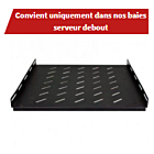 Etagère pour charge lourde pour baie serveur de 600mm de profondeur - 1U - 100 kg
