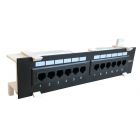 Panneau de brassage mural CAT5E UTP - 12 ports