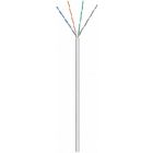 Rouleau câble rigide gris CAT5E U / UTP CCA - 100m 