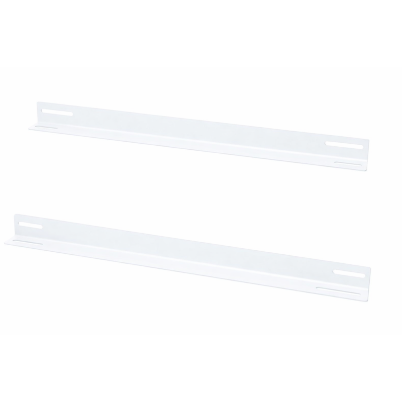 Pack de 2 L-Profil adapté aux baies murales de 600 mm de profondeur - blanc