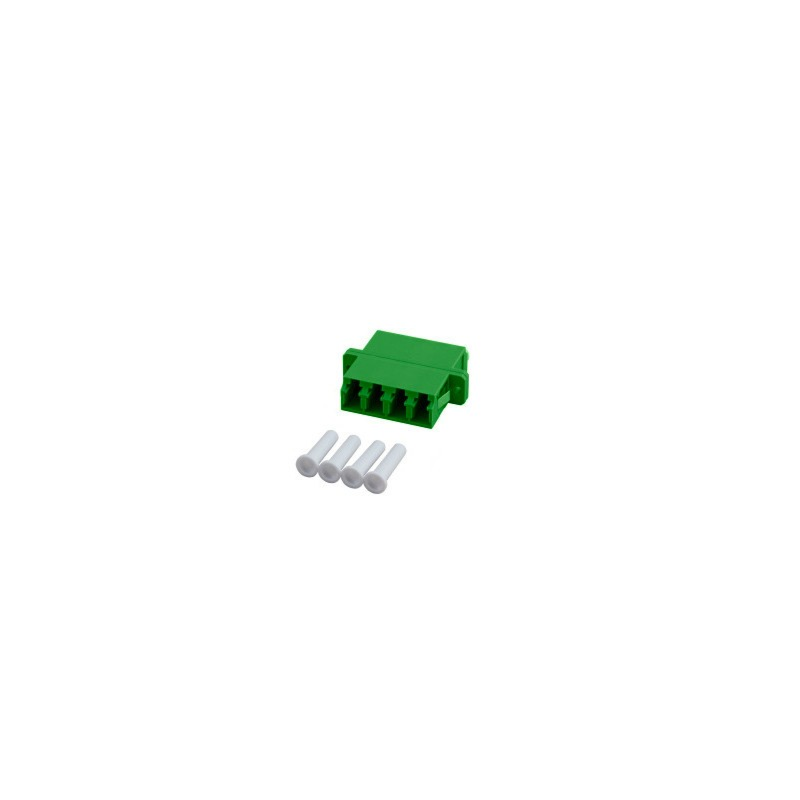 Coupleur Singlemode 4 voies LC-LC Quad vert