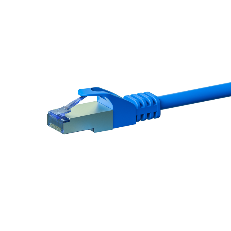 Câble CAT6A S/FTP (PIMF) 100% cuivre bleu - 5m