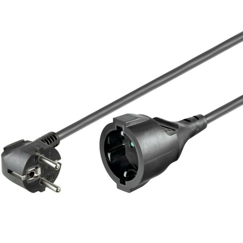 Câble d'alimentation Schuko 2m Noir